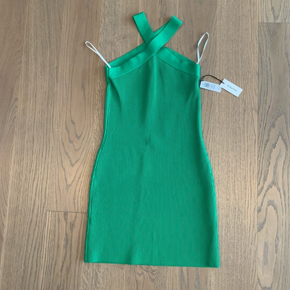 Aritzia Dresses & Skirts - Aritzia sculpt knit criss cross dress